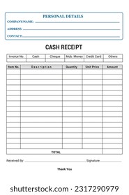 Plantillas vectoriales modificables para recibos, facturas y formularios de entrega. Personalice cada detalle sin esfuerzo, impresione a los clientes y eleve la imagen de su empresa. Ahorre tiempo con diseños fáciles de usar.