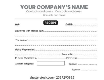 Editable vector templates for receipts, invoices, and delivery forms. Customize every detail effortlessly, impress customers, and elevate your business's image. Save time with user-friendly designs.