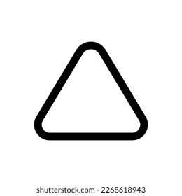 Editable vector up triangle arrow icon. Black, transparent white background. Part of a big icon set family. Perfect for web and app interfaces, presentations, infographics, etc