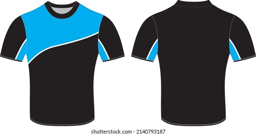 Editable Vector T-Shirt Designs, Sportswear Catalog Digital Clothes, Soccer Uniform T Shirt Mockup Apparel Template, Unisex T Shirt Sketch Illustration, Digital Fashion Clothing Template, Mens t shirt