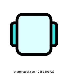 Editable vector ui card, slide icon. Black, line style, transparent white background. Part of a big icon set family. Perfect for web and app interfaces, presentations, infographics, etc