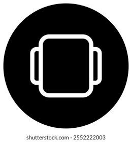 Editable vector ui card, slide icon. Black, line style, transparent white background. Part of a big icon set family. Perfect for web and app interfaces, presentations, infographics, etc