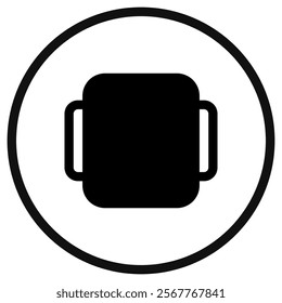 Editable vector ui card, slide icon. Black, line style, transparent white background. Part of a big icon set family. Perfect for web and app interfaces, presentations, infographics, etc