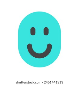 Editable vector user facial recognition icon. Black, line style, transparent white background. Part of a big icon set family. Perfect for web and app interfaces, presentations, infographics, etc