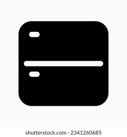 Editable vector vertical split screens icon. Black, line style, transparent white background. Part of a big icon set family. Perfect for web and app interfaces, presentations, infographics, etc