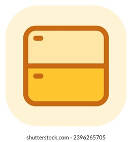 Editable vector vertical split screens icon. Black, line style, transparent white background. Part of a big icon set family. Perfect for web and app interfaces, presentations, infographics, etc