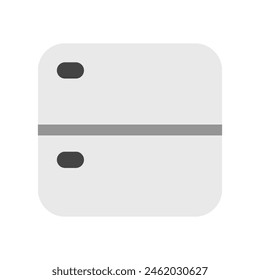 Editable vector vertical split screens icon. Black, line style, transparent white background. Part of a big icon set family. Perfect for web and app interfaces, presentations, infographics, etc