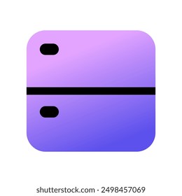 Editable vector vertical split screens icon. Black, line style, transparent white background. Part of a big icon set family. Perfect for web and app interfaces, presentations, infographics, etc