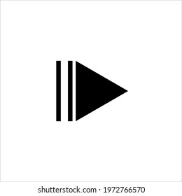 editable  vector as video icon for  modern media in technology 
