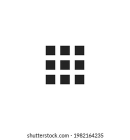 editable vector as view option icon in technology