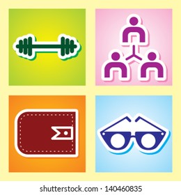 Editable Vector Web Icons EPS