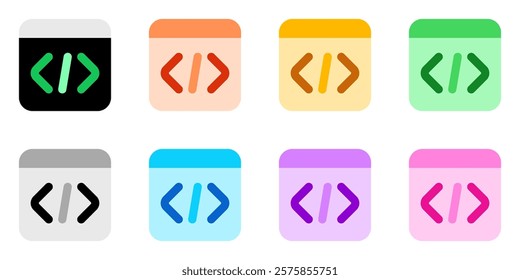 Editable vector web programming icon. Black, line style, transparent white background. Part of a big icon set family. Perfect for web and app interfaces, presentations, infographics, etc