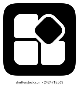 Editable vector widget icon. Black, line style, transparent white background. Part of a big icon set family. Perfect for web and app interfaces, presentations, infographics, etc