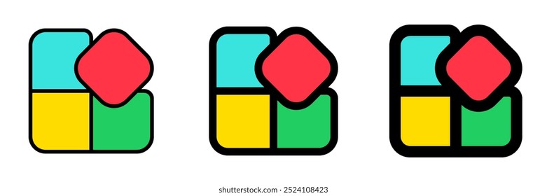 Editable vector widget icon. Black, line style, transparent white background. Part of a big icon set family. Perfect for web and app interfaces, presentations, infographics, etc