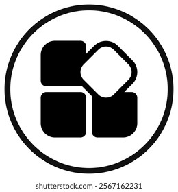 Editable vector widget icon. Black, line style, transparent white background. Part of a big icon set family. Perfect for web and app interfaces, presentations, infographics, etc