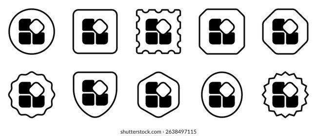 Editable vector widget icon. Black, line style, transparent white background. Part of a big icon set family. Perfect for web and app interfaces, presentations, infographics, etc