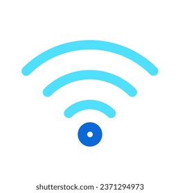 Icono de señal de acceso wifi de vector modificable. Negro, estilo de línea, fondo blanco transparente. Parte de una familia de iconos grandes. Perfecto para interfaces web y de aplicaciones, presentaciones, infografías, etc