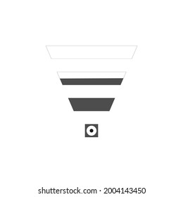 editable vector as wifi iconic  in technology