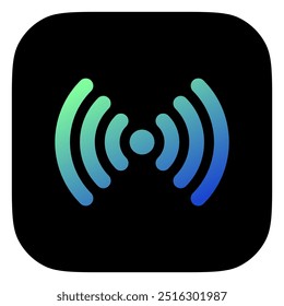 Editable vector wifi search icon. Black, line style, transparent white background. Part of a big icon set family. Perfect for web and app interfaces, presentations, infographics, etc