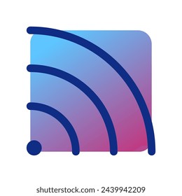 Editable vector wifi signal icon. Black, line style, transparent white background. Part of a big icon set family. Perfect for web and app interfaces, presentations, infographics, etc