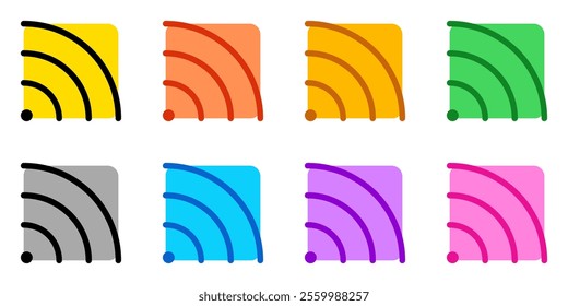 Editable vector wifi signal icon. Black, line style, transparent white background. Part of a big icon set family. Perfect for web and app interfaces, presentations, infographics, etc