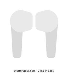 Icône écouteurs sans fil  Image vectorielle modifiable. Noir, style de ligne, arrière-plan blanc transparent. Fait partie d'une grande famille d'icônes. Parfait pour les interfaces de web et de application , les présentations, les infographies, etc.