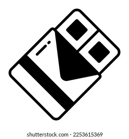 An editable vector of yummy chocolate, ready to use icon