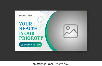 editable video thumbnail for social media