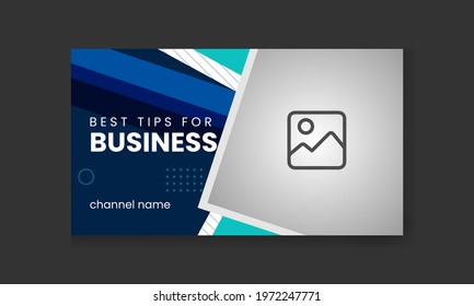 editable video thumbnail for social media