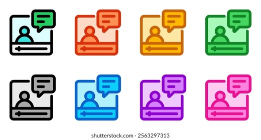 Editable video tutorial, online course vector icon. Online learning, course, tutorial. Part of a big icon set family. Perfect for web and app interfaces, presentations, infographics, etc
