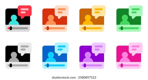 Editable video tutorial, online course vector icon. Online learning, course, tutorial. Part of a big icon set family. Perfect for web and app interfaces, presentations, infographics, etc
