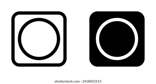 Bearbeitbare Vignette Vektorsymbol. Teil einer großen Icon-Set-Familie. Perfekt für Web- und App-Schnittstellen, Präsentationen, Infografiken usw.