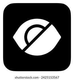 Editable visual impairment vector icon. Part of a big icon set family. Perfect for web and app interfaces, presentations, infographics, etc