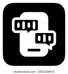 Editable voice recording, message, chat, audio vector icon. Remote work, job, profession, freelance. Part of a big icon set family. Perfect for web and app interfaces, presentations, infographics, etc