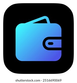 Cartera editable, icono de Vector de pago en efectivo. Parte de una gran familia de iconos. Perfecto para interfaces de Web y App, presentaciones, infografías, etc