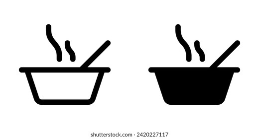 Editable warm soup vector icon. Food, restaurant. Part of a big icon set family. Perfect for web and app interfaces, presentations, infographics, etc