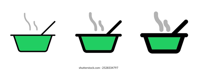 Editable warm soup vector icon. Food, restaurant. Part of a big icon set family. Perfect for web and app interfaces, presentations, infographics, etc