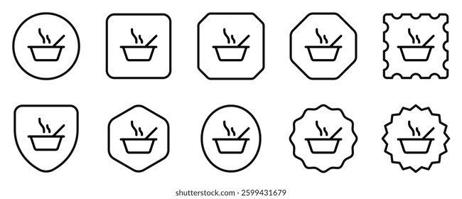 Editable warm soup vector icon. Food, restaurant. Part of a big icon set family. Perfect for web and app interfaces, presentations, infographics, etc