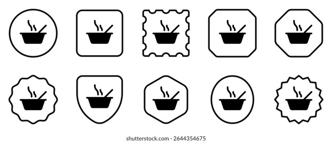 Editable warm soup vector icon. Food, restaurant. Part of a big icon set family. Perfect for web and app interfaces, presentations, infographics, etc