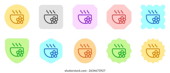 Agua tibia editable, icono de Vector de tazón. Bienestar, spa, relajación. Parte de una gran familia de iconos. Perfecto para interfaces de Web y App, presentaciones, infografías, etc