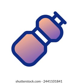 Editierbares Wasserflaschen-Vektor-Symbol. Teil einer großen Icon-Set-Familie. Perfekt für Web- und App-Schnittstellen, Präsentationen, Infografiken usw