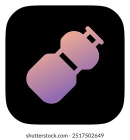 Icono de Vector de botella de agua editable. Parte de una gran familia de iconos. Perfecto para interfaces de Web y App, presentaciones, infografías, etc