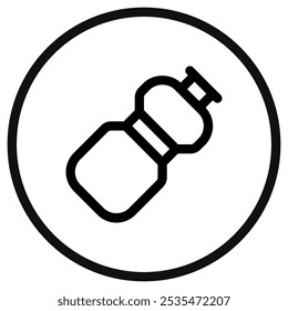 Editable water bottle vector icon. Part of a big icon set family. Perfect for web and app interfaces, presentations, infographics, etc