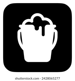 Editable water bucket vector icon. Part of a big icon set family. Perfect for web and app interfaces, presentations, infographics, etc