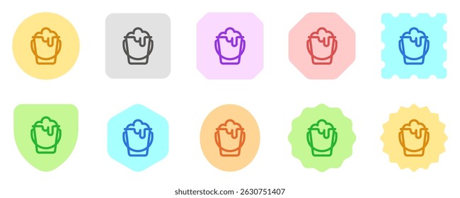 Editable water bucket vector icon. Part of a big icon set family. Perfect for web and app interfaces, presentations, infographics, etc