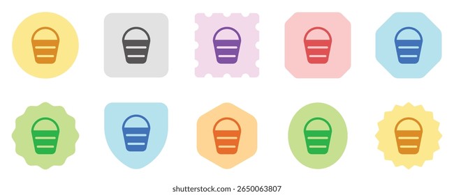 Editable water bucket vector icon. Part of a big icon set family. Perfect for web and app interfaces, presentations, infographics, etc