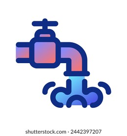 Editable water faucet vector icon. Part of a big icon set family. Perfect for web and app interfaces, presentations, infographics, etc