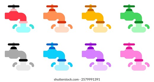 Editable water faucet vector icon. Part of a big icon set family. Perfect for web and app interfaces, presentations, infographics, etc