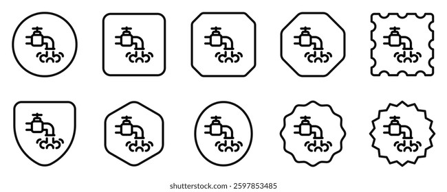 Editable water faucet vector icon. Part of a big icon set family. Perfect for web and app interfaces, presentations, infographics, etc