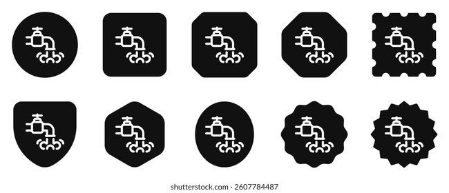 Editable water faucet vector icon. Part of a big icon set family. Perfect for web and app interfaces, presentations, infographics, etc